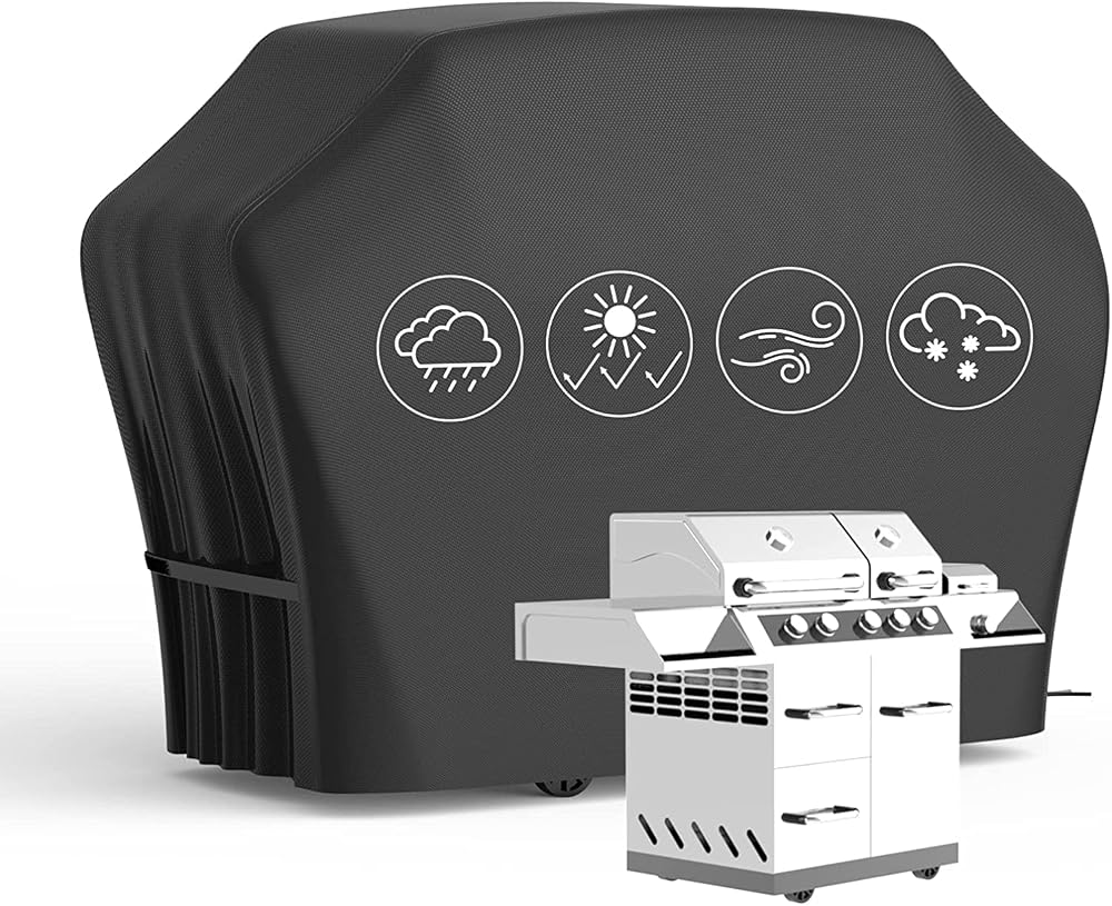 Estefanlo BBQ Cover Waterproof Heavy Duty 170x61x117 cm Large