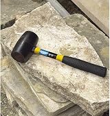 Draper Expert 750g Rubber Mallet Soft Hammer Fibreglass Shaft Shock Absorbing view 7