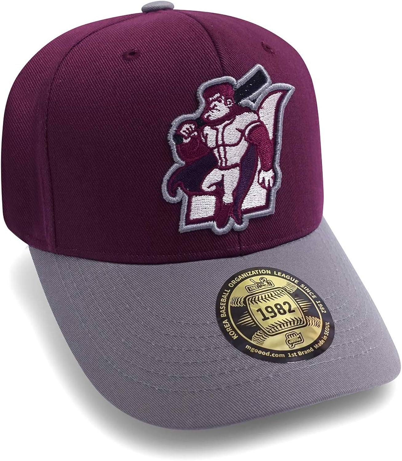 mgoood Baseball Caps Heroes Angry Series - Adjustable Snap Back Baseball Cap for Unisex-Adult… (Light Gray): Clothing