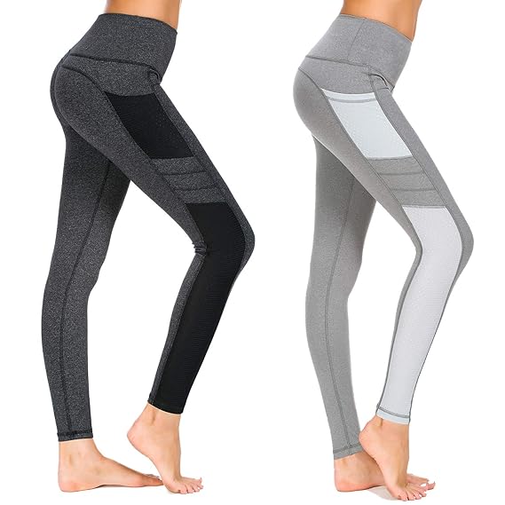 Munvot Damen Sporthose Sport leggings Tights 1 bis 2er Pack