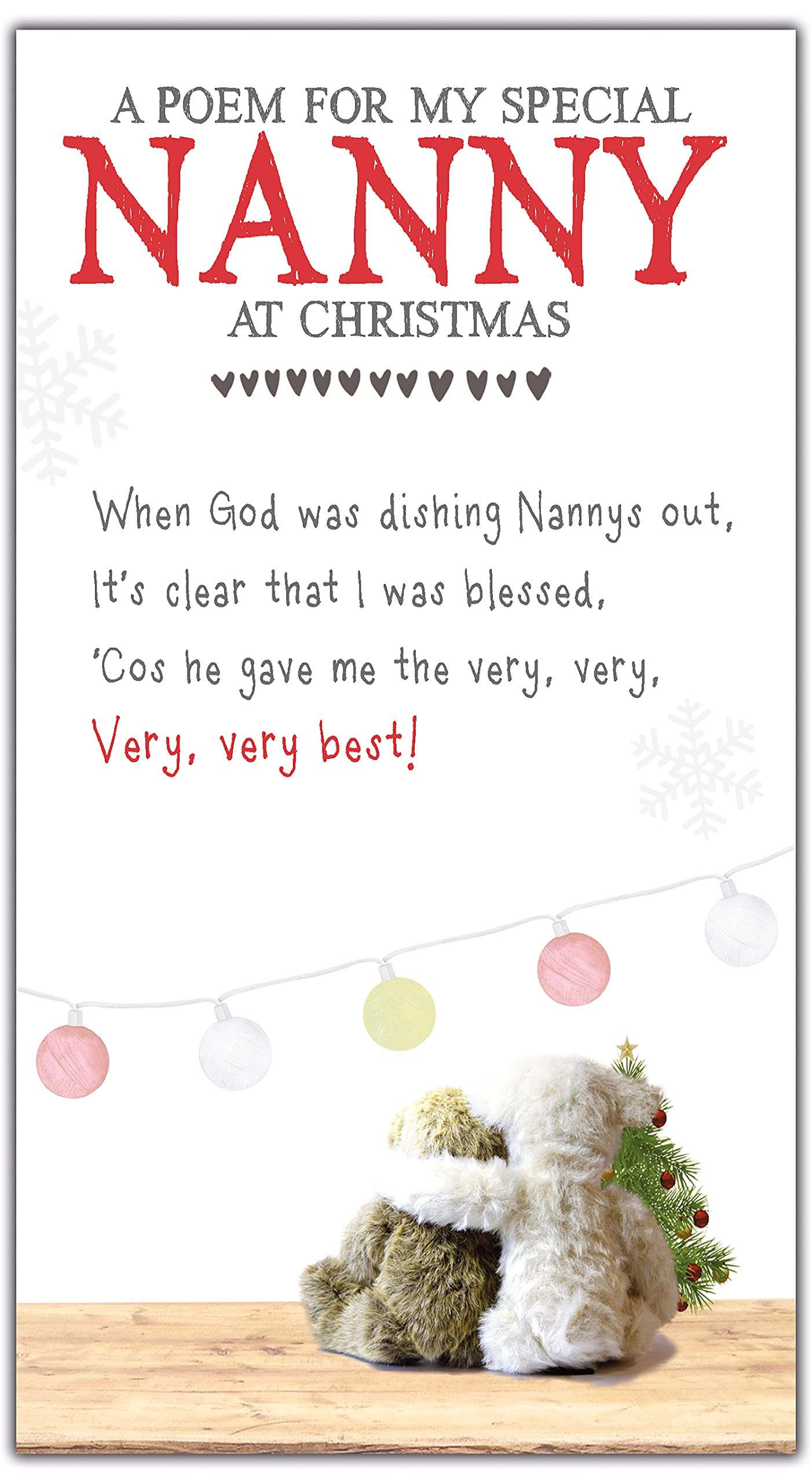 Nanny Christmas Card, Cute Nanny Christmas Cards, Christmas Card Nanny, Nanny Christmas Card for Her, Nanny Christmas Cards, Nanny Christmas Cards, Christmas Cards For Nanny, Christmas Card