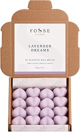 Fosse Living Lavender Dreams Soy Wax Melts 16 Pack – Vegan & Plastic Free