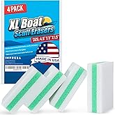 Impresa Boat Scuff Eraser 4 Pack - XL Boat Cleaner - Made in USA- Effectively Cleans Marks & Dirt from Fiberglass, Aluminium, Gelcoat, Plastic & Metal - Marine Vessel Products Boat Scuff Accessories