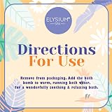 ELYSIUM SPA Chamomile & Jasmine Bath Bombs Soothing Relaxing Spa Fizzer view 3