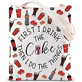 Funny Drink Gift Fizzy Drink Inspire Tote Bag Soda Drinking Handbag Soda Lover Gift Summer Trip Gift