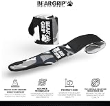 BEAR GRIP Weight Lifting Wrist Supports 18in Pair Camouflage Grey Edge view 2