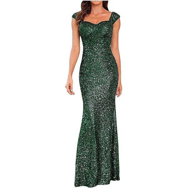 blue long sleeve dress near me Elegant Sequinned Long Designer Formal Dress 42 main image 1