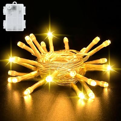 cshare 2M 20LED Battery Fairy Lights Timer IP65 Warm White