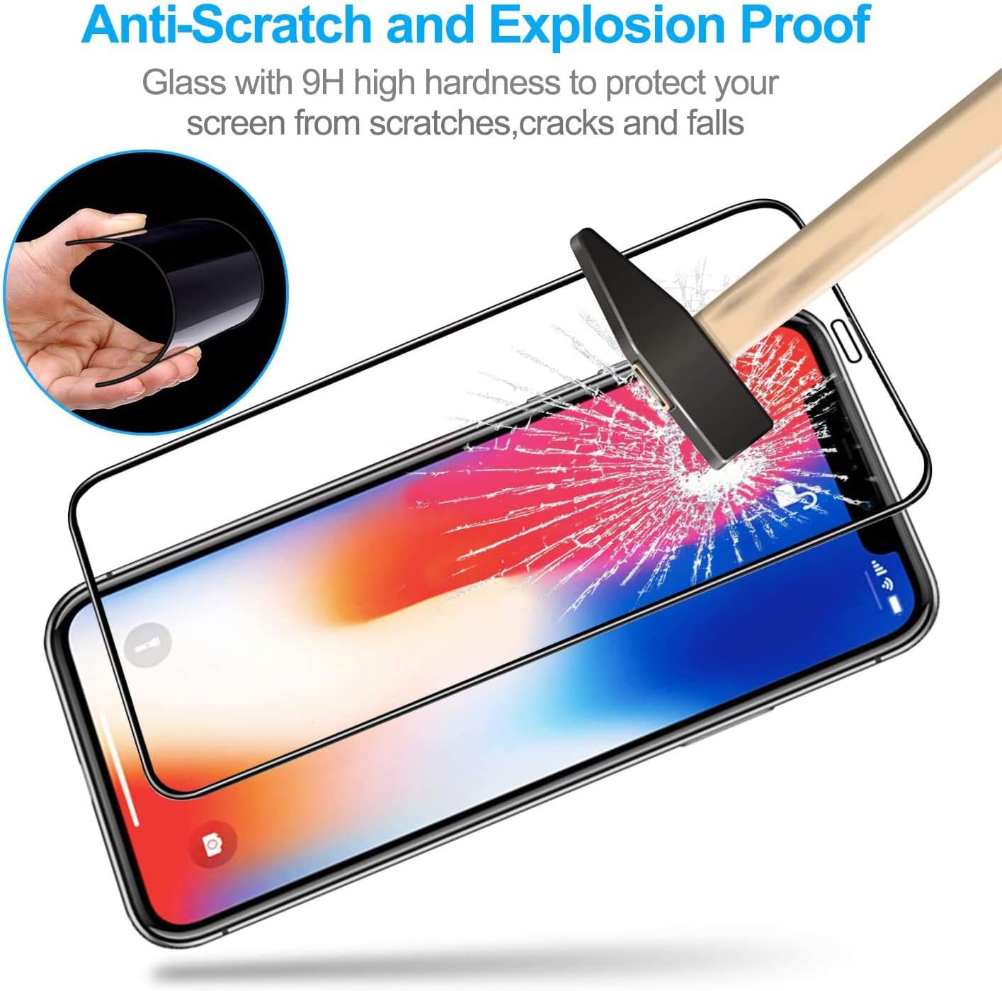 YTZJ Direct 3 Pack Premium Screen Protectors for Apple iPhone 11 and iPhone XR 6.1-inch - Image 5