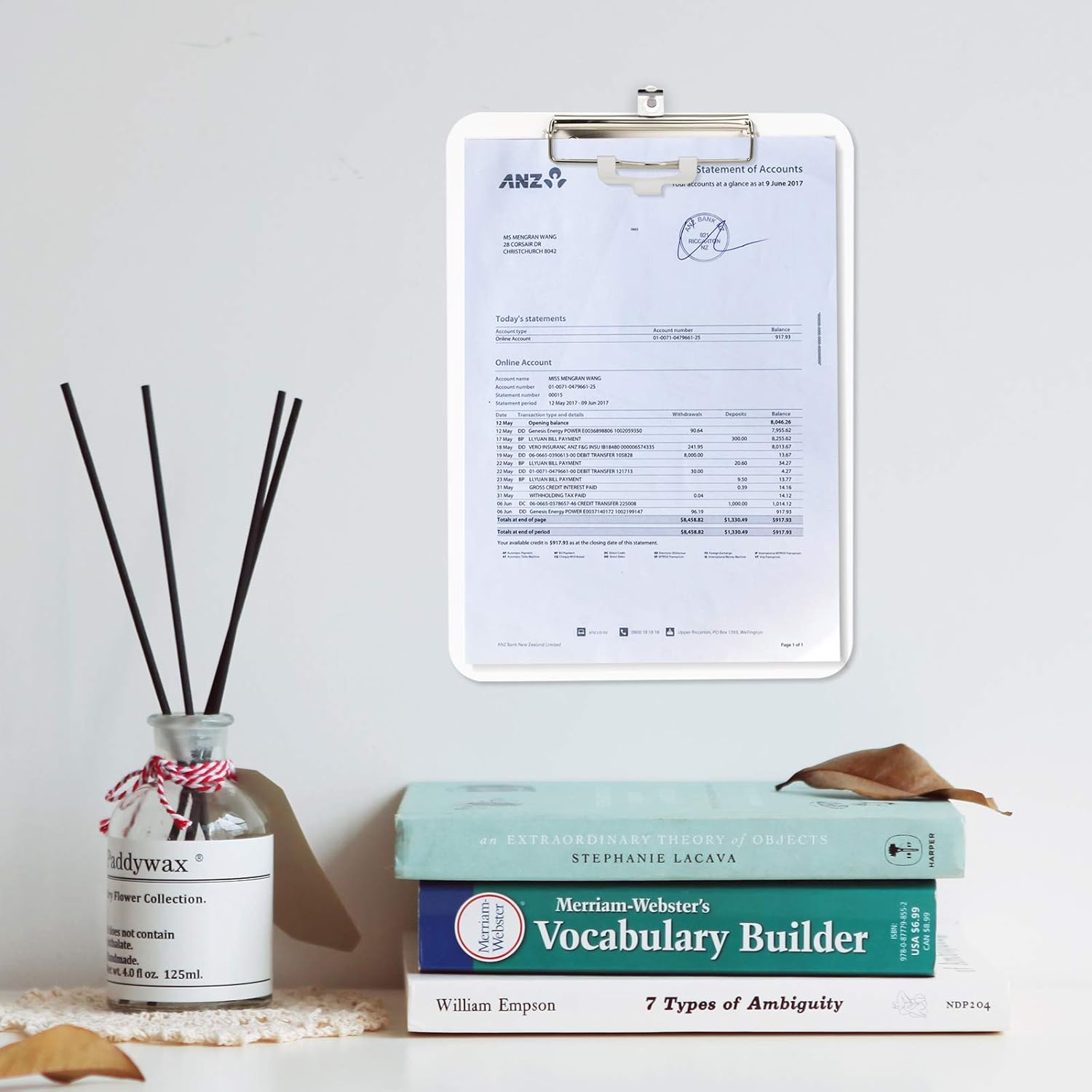 Hongri Plastic Clipboard, White Clipboard Standard A4 Letter Size Clipboards for Nurses, Students, Office and Women, Clipboard with Pen Holder and Low Profile Clip, Size 12.5 x 9 Inch, (White) : Office Products
