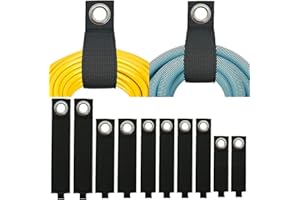 Extension Cord Holder (Assorted 10 Pack), Extension Cord Organizer for Garage, Basement and RV, for Hanging Cables, Hoses, Ro