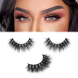 Barbiely 18MM Real Mink Lashes, 3 Pairs Mink