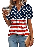 IECCP Womens Puff Short Sleeve Summer Tops Dressy