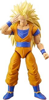 Bandai Dragon Stars 16cm Super Saiyan 3 Goku Poseable Figure view 7