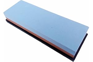 NUZAMAS Premium Knife Sharpening Stone 2 Side Grit 240/800 Whetstone Kitchen Knife Sharpener Waterstone Non-Slip Base