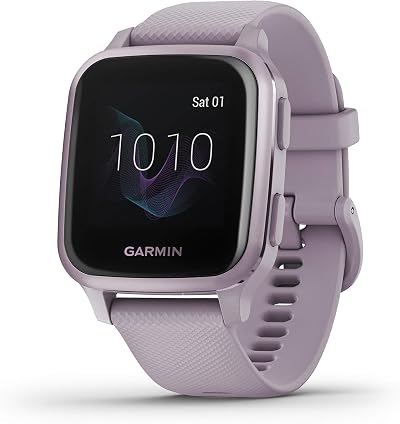 Garmin Venu Sq GPS Smartwatch Bright Touchscreen Orchid Purple Up to 6 Days
