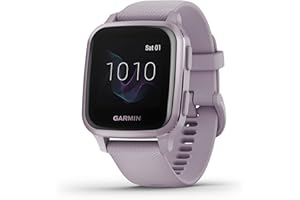 Garmin 010-02427-02 Venu Sq, GPS Smartwatch with Bright Touchscreen Display, Up to 6 Days of Battery Life, Orchid Purple