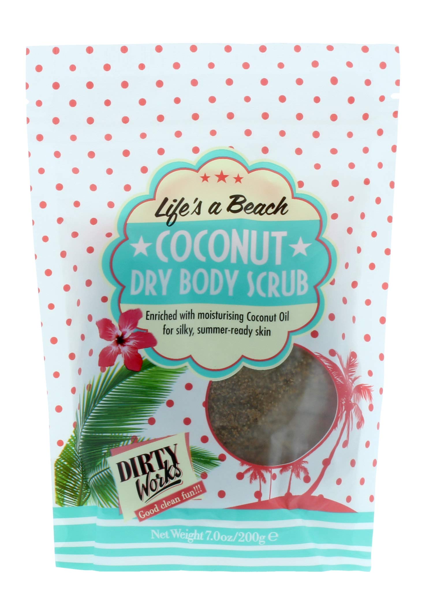 Dirty Works 200G Dry B/Scrub Pouch Coco