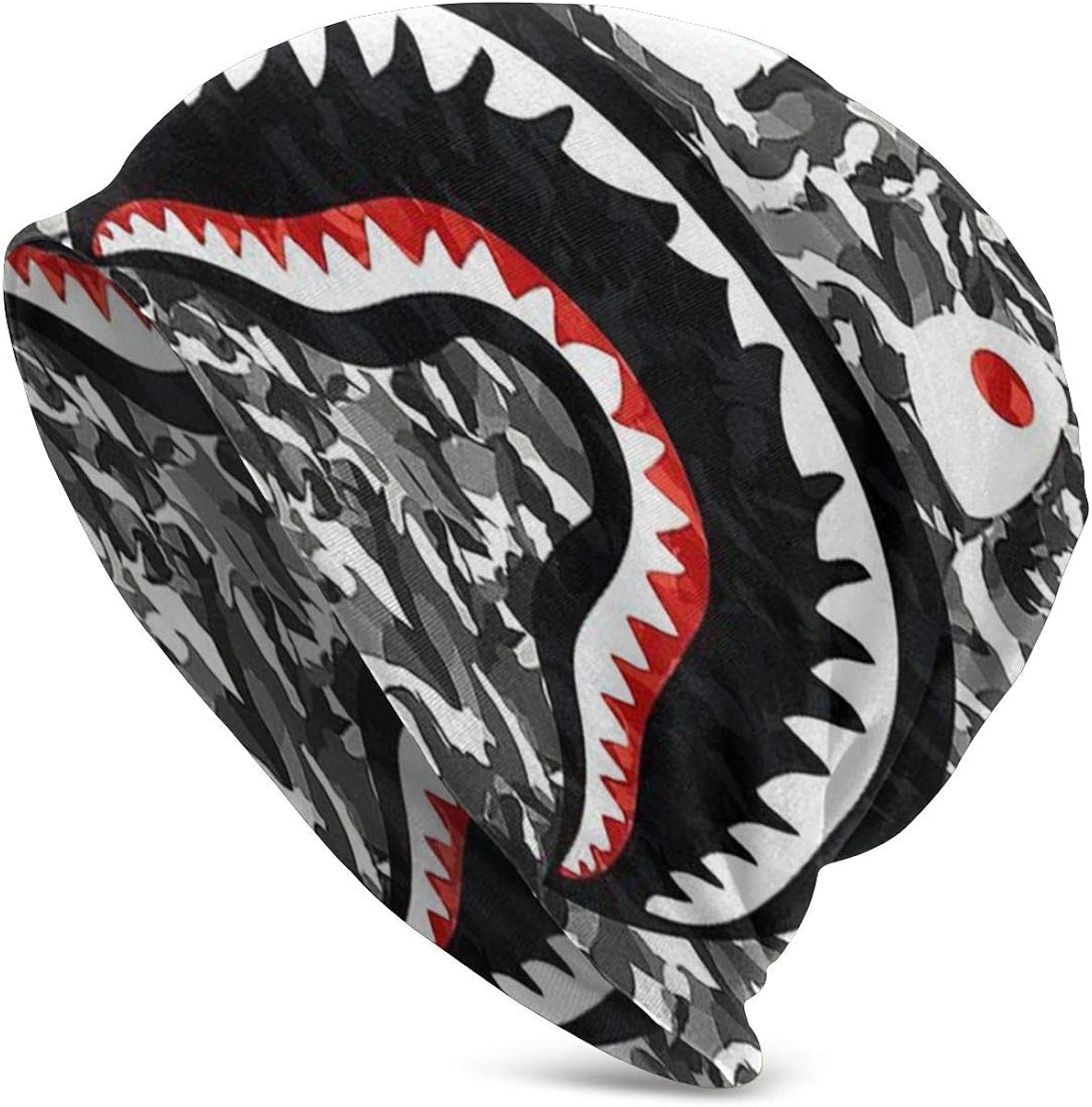 Su-preme Ba-pe Shark Comfortbale Soft Beanie Hat Warm Ski Knit Cap