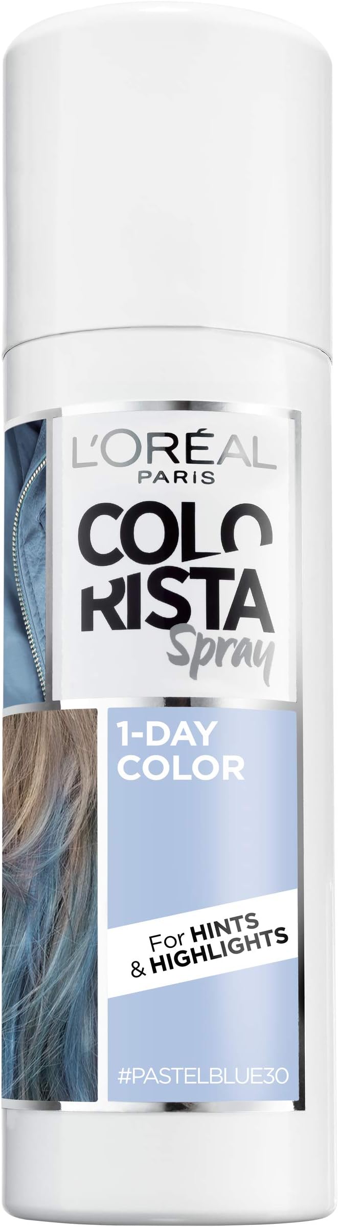 Amazon Com L Oreal Paris Colorista 1 Day Temporary Hair Color Spray Pastel Blue 2 Ounces Beauty Amazon Com L Oreal Paris Colorista 1 Day Temporary Hair Color Spray Pastel Blue 2 Ounces Beauty