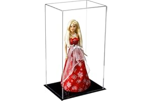 BETTER DISPLAY CASES Acrylic Display Case – Versatile Clear Acrylic Boxes for Display with Black Base – Display Case for Collectibles, Action Figures, Models – 8" x 6" x 14" – Dustproof (A092-CDS)