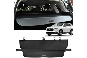 GZSH Cargo Cover for Honda CRV 2023 2024 2025 Retractable Cargo Cover with Extra Flaps Honda CRV Carbon Fiber Texture Cargo Cover Fit for Honda CRV 2023 2024 2025 |Protect Your Cargo| |Protect Privacy|