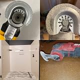 XXGO 3 Pcs Grout Removal Blades Oscillating Diamond Fits Bosch Dremel Makita view 8