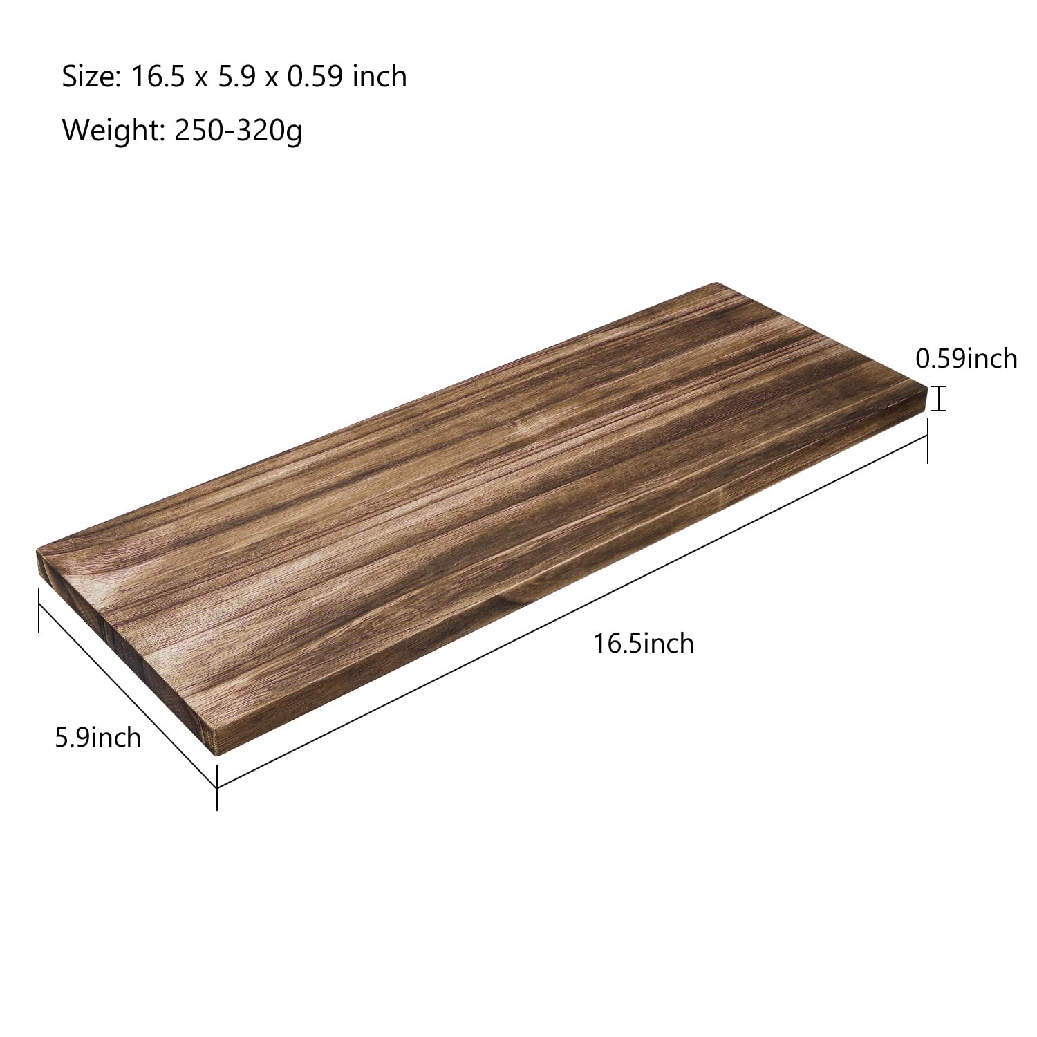 Multifunction Unfinished Wood, Signs, Wall Arts, Storage Shelves, 16.5