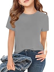Girls Short Sleeve T Shirts Kids Summer Tops