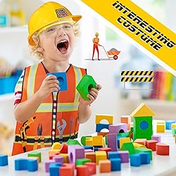 Handepo Construction Worker Costume Kids Hard Hat