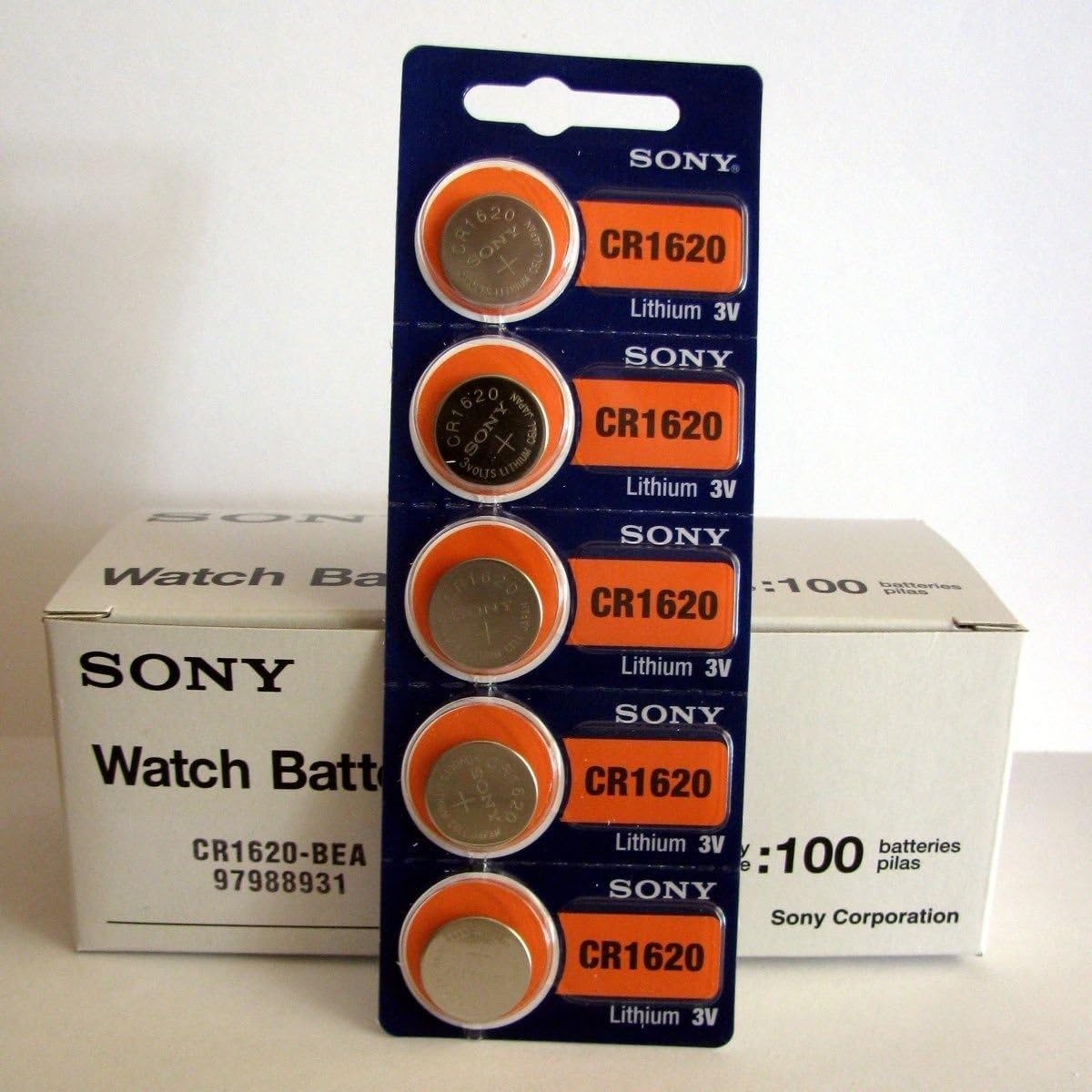 25 Pcs Sony Cr1620 CR 1620 3v Lithium Batteries New"