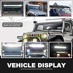 DOT 5D Curved 32" 180W Led Light Bar+2x 4 60W Led