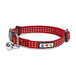 Pawtitas Reflective Cat Collar with Safety Buckle