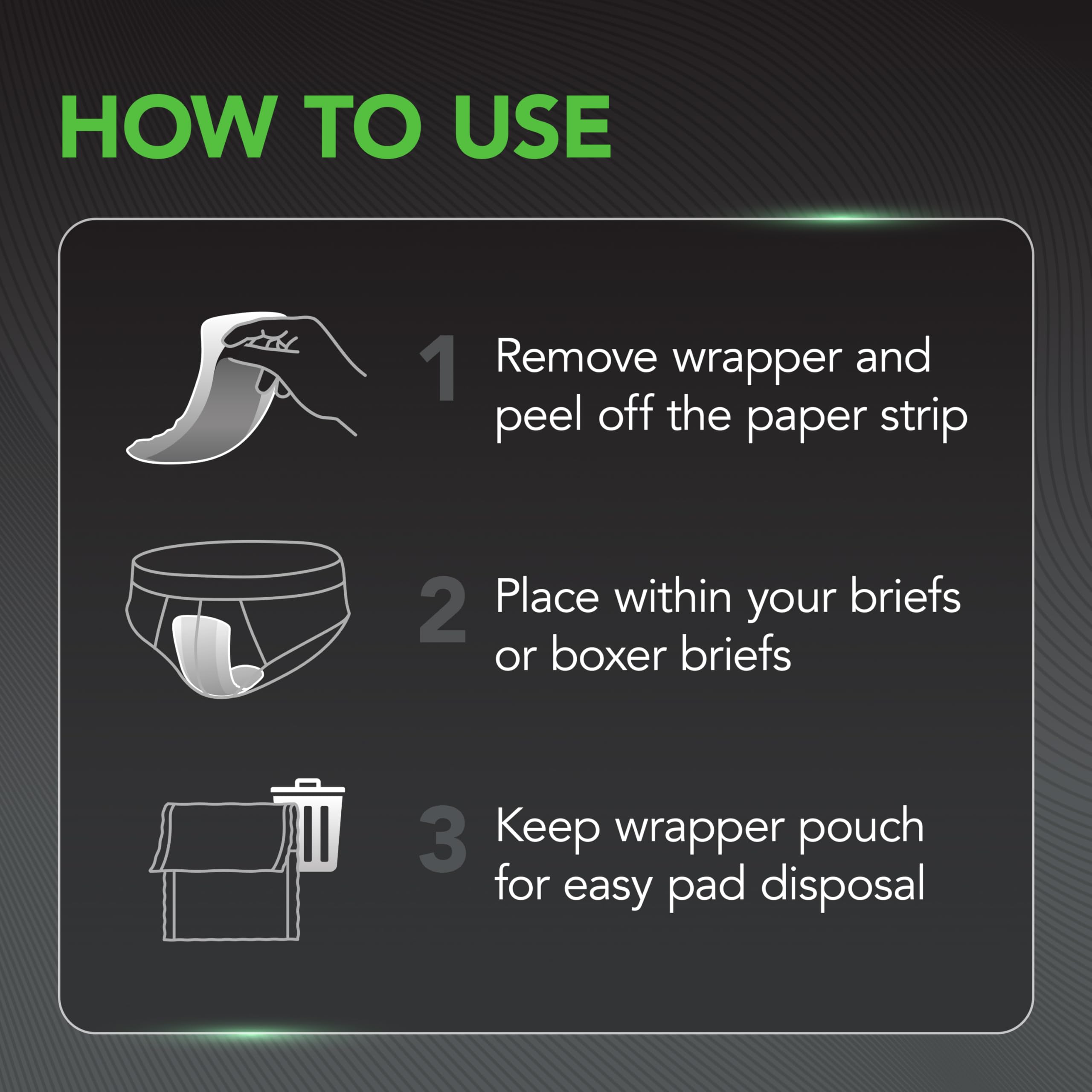 Depend Guards Incontinence Pads for Men, Maximum Absorbency, 104 Count (2 Packs of 52), Packaging May Vary