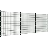 Pannello Recinzione Modulare Antracite - Cancellata Elettrosaldata 200x62 Cm | Made In Italy - Foto 7