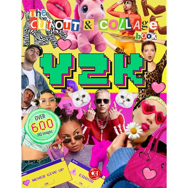 Y2K 2000s Cybercore Retro Vintage Theme Magazine Style Joke Gag