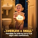 One Fire 8-in-1 Kids Night Light 16 Colors Remote Tap Silicone 1200mAh view 6