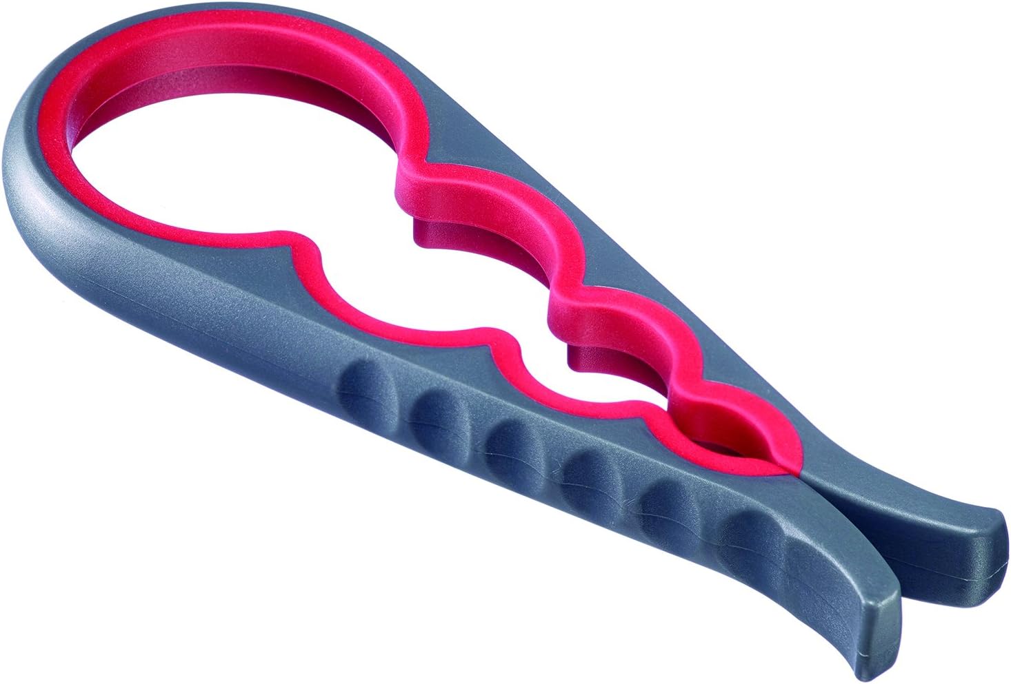 Westmark Deckelöffner, Kunststoff, Grau/Rot