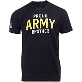 Proud Army Family | Licensed U.S. Military Infantry Armor Artillery Tee Shirt (T-Shirt) for Men Women