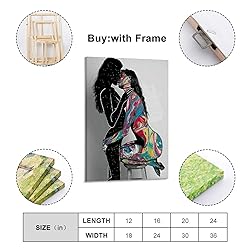 Lesbian Couple Wall Art Sexy Canvas Art Posters for