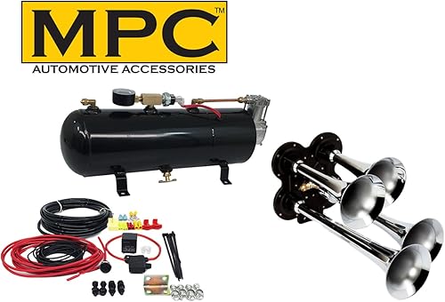 Bocina de aire de 4 trompetas MPC B1