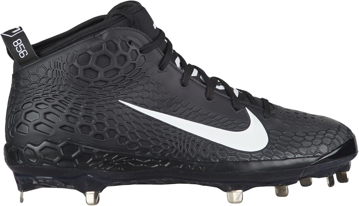 white nike metal baseball cleats