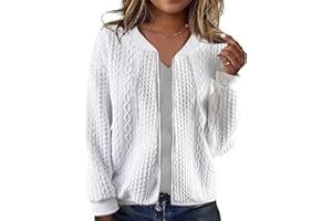 WROLEM Zip Up Sweatshirts for Women Casual Outfits Cardigan Outerwear Trendy Winter Jackets Coat