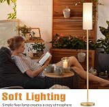 Aooshine Beige Floor Lamp 64in with Adjustable 3-Color LED Bulb Included view 6