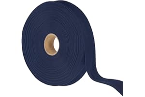 YELARXI Double Fold Bias Tape for Sewing, Quilt Binding Cotton Bias Tape Double Fold 1 Inch 25 Yards Fit for Hemming Seaming 