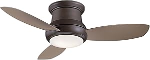 Minka-Aire 44" LED FLUSH MOUNT CEILING FAN,Oil-Rubbed Bronze (LED Light)