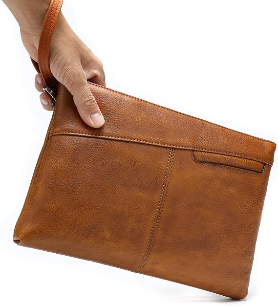 Amazon Co Jp Niucunzh 本革 メンズ クラッチバッグ メンズ ハンドバッグ 12インチ 大型ハンドバッグ クラッチ財布 Us サイズ Large カラー ブラウン 服 ファッション小物 Amazon Co Jp Niucunzh 本革 メンズ クラッチバッグ メンズ ハンドバッグ 12インチ 大型ハンドバッグ クラッチ財布 Us サイズ Large カラー ブラウン 服 ファッション小物