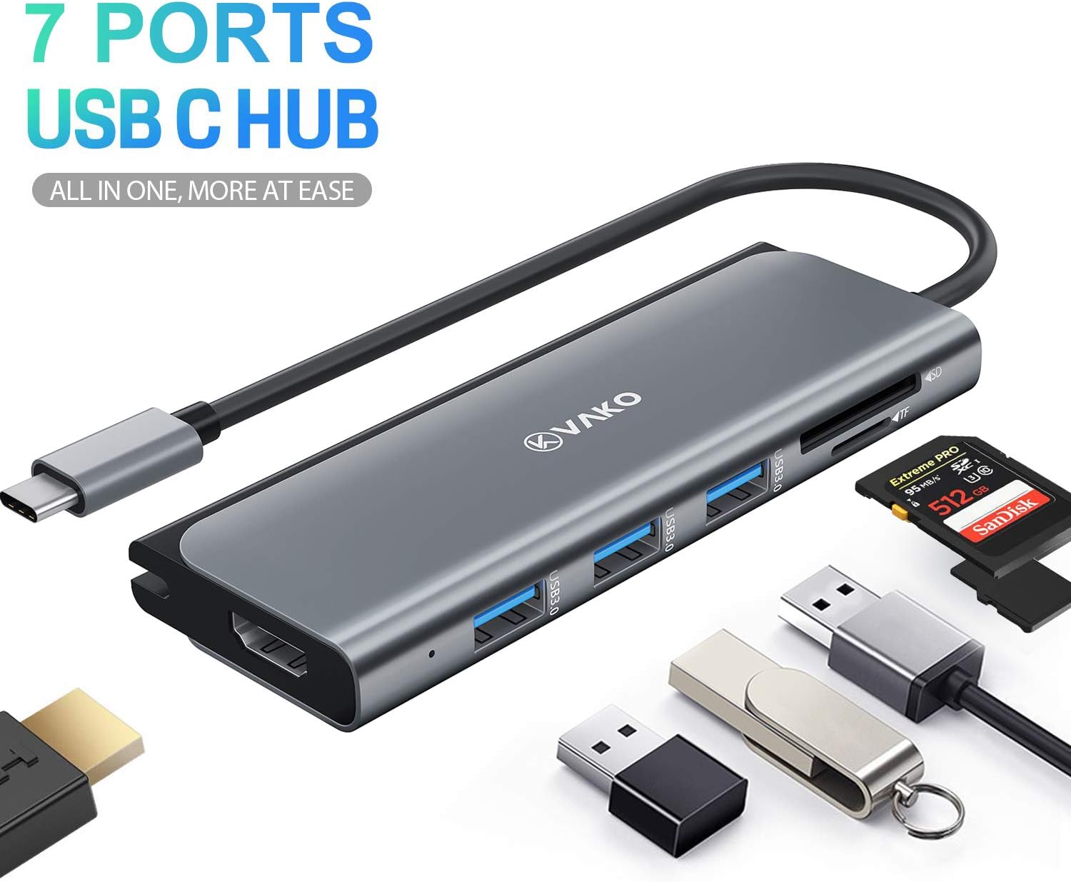 usb 3 0 hub per usb c