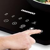 Daewoo 2000W Induction Hob with Built-In Timer, Auto Switch Off UK Plug view 4