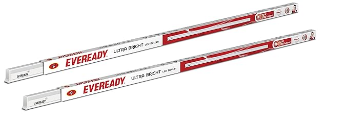 Eveready 22-Watt LED Batten, (Pack of 2, White)